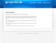 Tablet Screenshot of gw-service.de